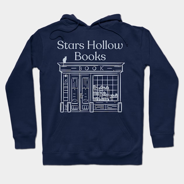 Stars Hollow Books Light Hoodie by capesandrollerskates 